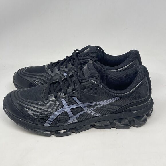 ASICS Gel-Quantum 360 VII Sneakers Mens 11 Black Blue Running Walking Shoes - Picture 4 of 16